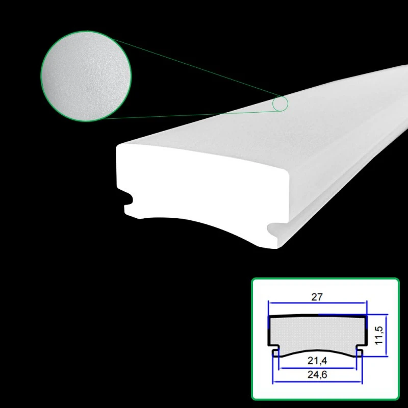 Chụp đèn đùn acrylic mờ