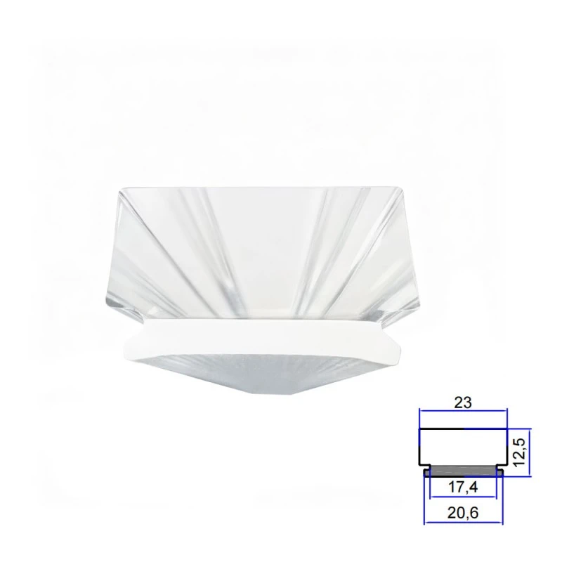 Chụp đèn đùn trong suốt acrylic Chụp đèn đùn trong suốt acrylic
