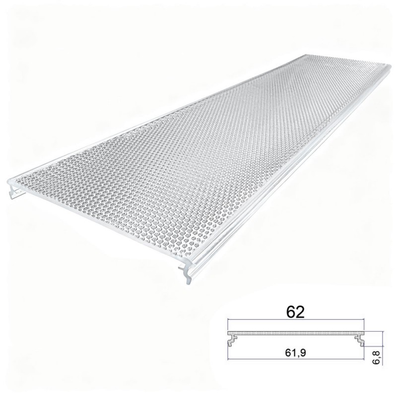 Chụp đèn ép đùn Polycarbonate Chụp đèn ép đùn Polycarbonate