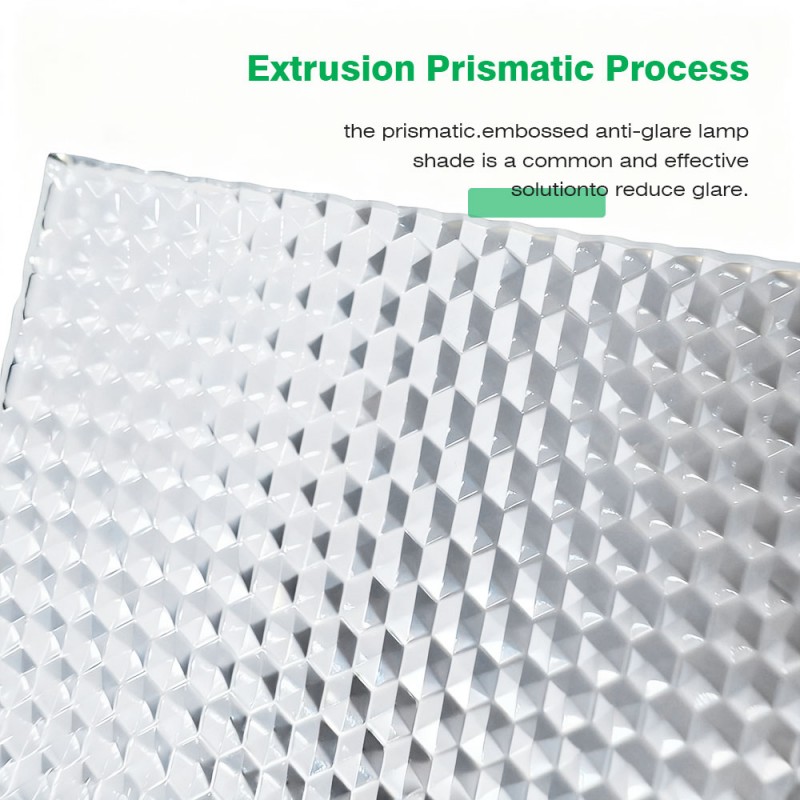 Chao đèn ép đùn lăng kính Polycarbonate