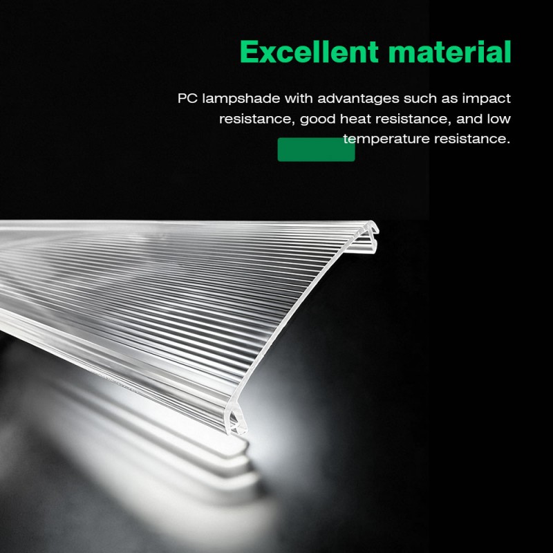 Chụp đèn ép đùn trong suốt Polycarbonate