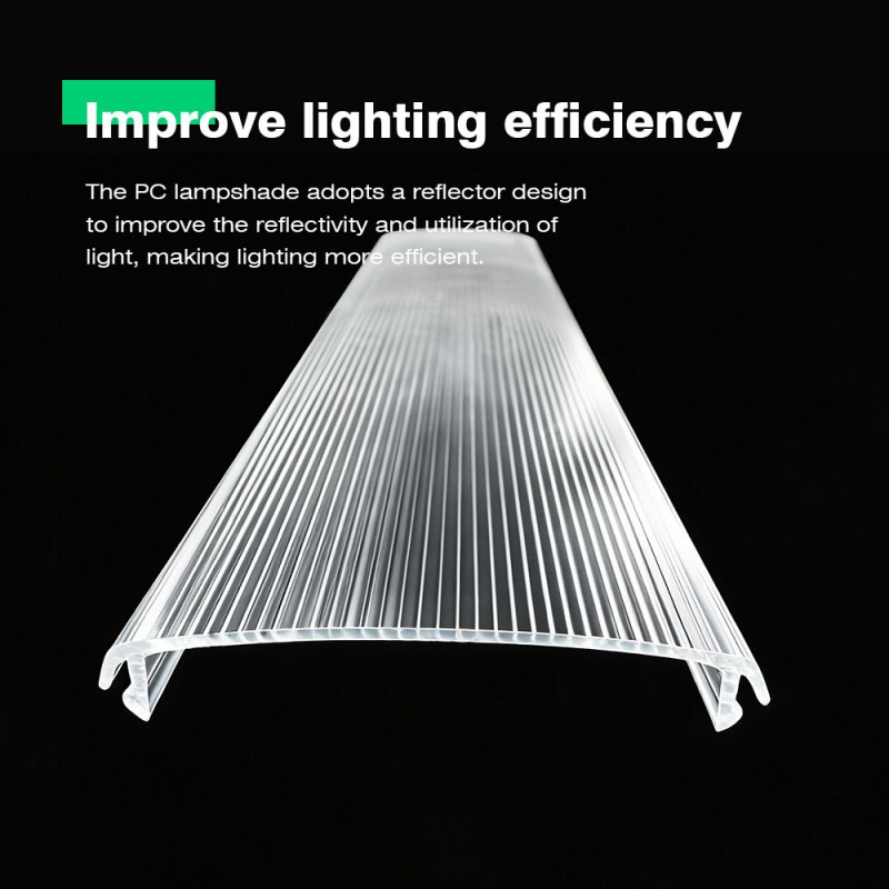 Chụp đèn ép đùn trong suốt Polycarbonate